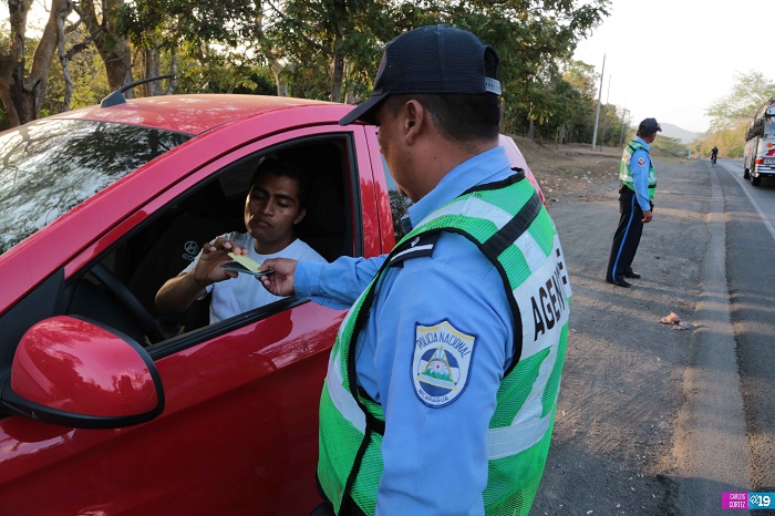 Plan de seguridad vial con amplio despliegue en Masaya