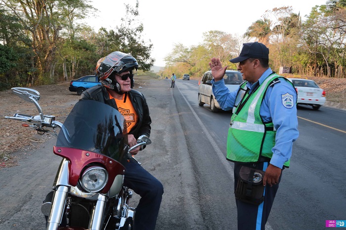 Plan de seguridad vial con amplio despliegue en Masaya
