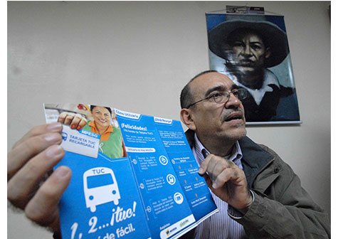 Anuncian campaña para informar sobre el uso de las tarjetas electrónicas en el TUC