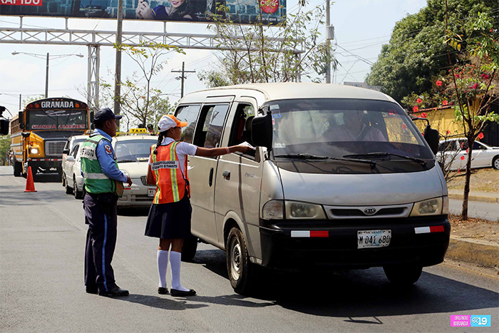 Policía y BRET intensifican campaña de prevención de accidentes en Masaya