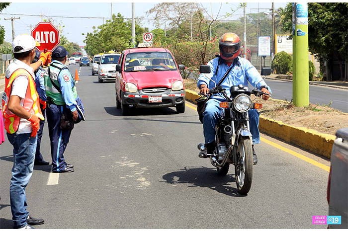 Policía y BRET intensifican campaña de prevención de accidentes en Masaya