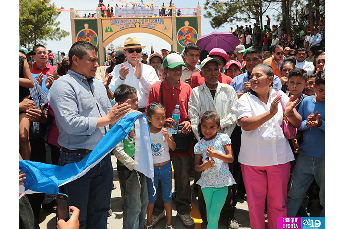 San José de Cusmapa ya tiene su carretera adoquinada