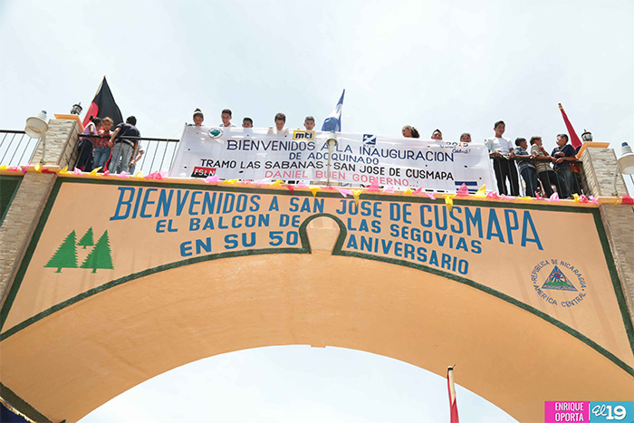 San José de Cusmapa ya tiene su carretera adoquinada