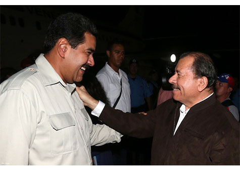 Reciben Daniel y Rosario al presidente de Venezuela Nicolás Maduro (VIDEO)