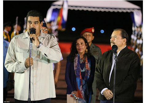 Reciben Daniel y Rosario al presidente de Venezuela Nicolás Maduro (VIDEO)