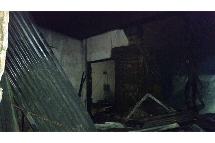 Voraz incendio consume viviendas en Masaya