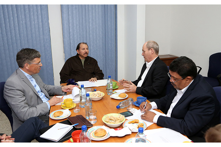 Presidente Daniel sostiene encuentro con Director Regional de la Cooperación Alemana