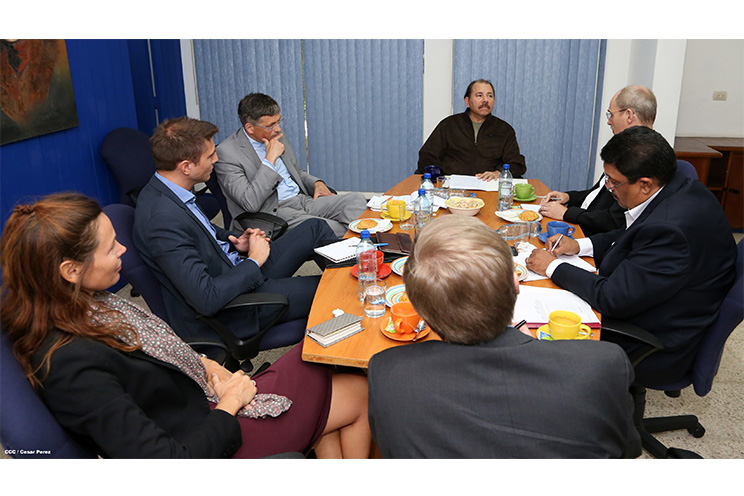 Presidente Daniel sostiene encuentro con Director Regional de la Cooperación Alemana