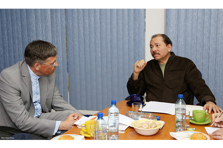 Presidente Daniel sostiene encuentro con Director Regional de la Cooperación Alemana