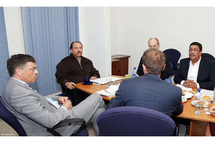 Presidente Daniel sostiene encuentro con Director Regional de la Cooperación Alemana