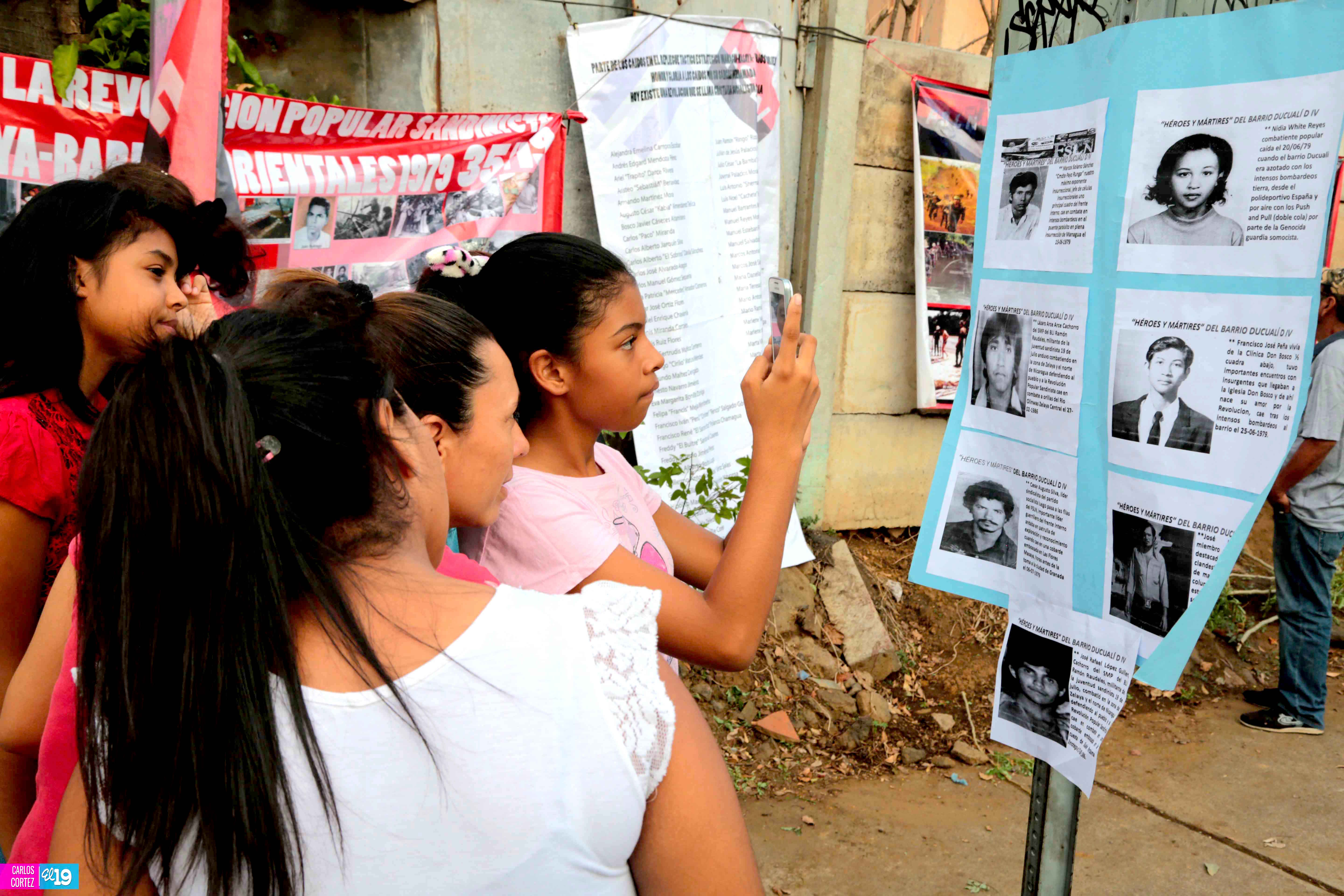 Familias del Barrio Ducualí conmemoran gesta heroica de la compañera Nidia White