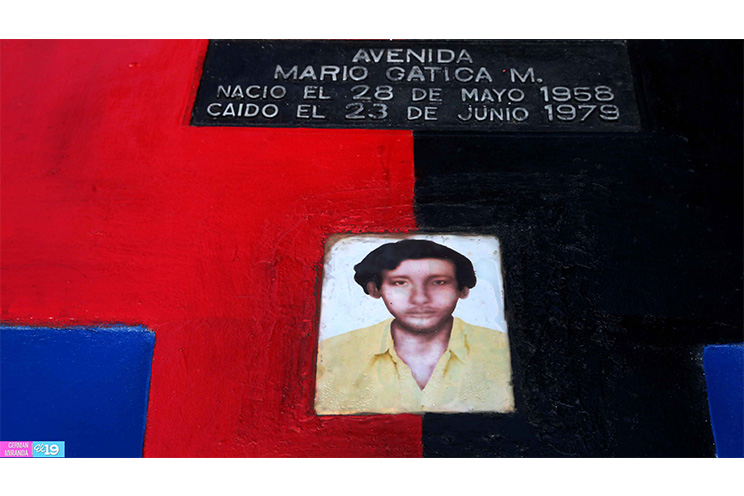 Rinden homenaje al héroe y mártir Mario Emilio Gatica Mantilla en el Barrio Santa Rosa