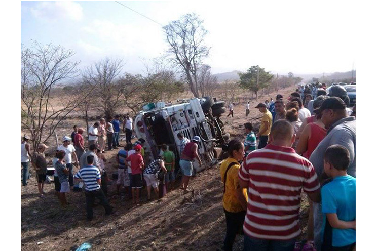 Fatal accidente de tránsito en Boaco