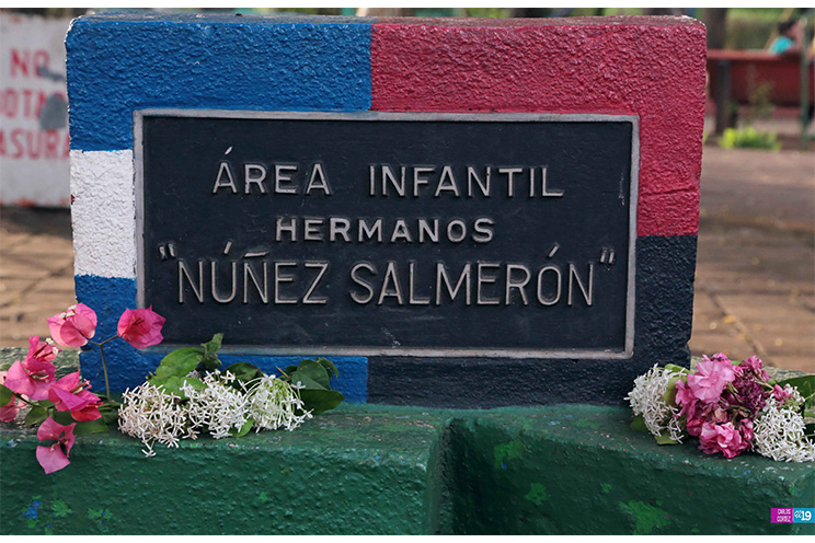 Rinden homenaje al héroe Néstor Núñez Salmerón en la Colonia Centroamérica