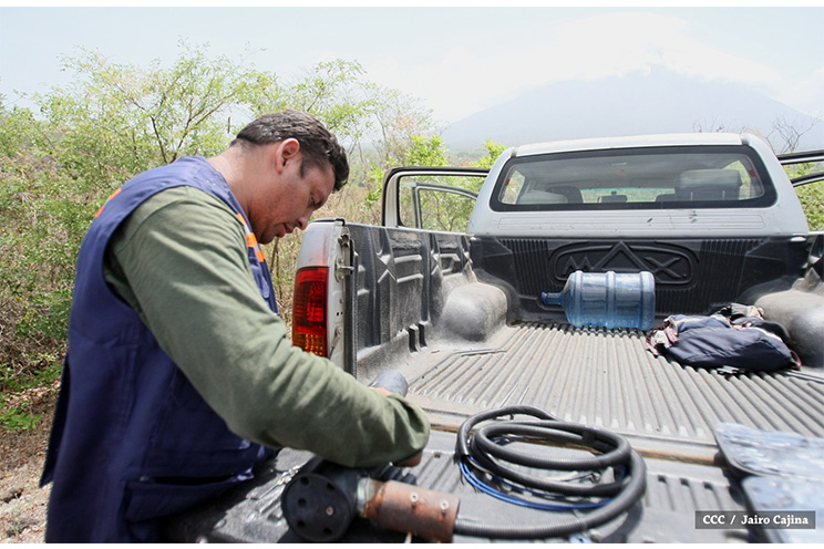 Ineter instala moderna estación en Ometepe para medir gases del Volcán Concepción