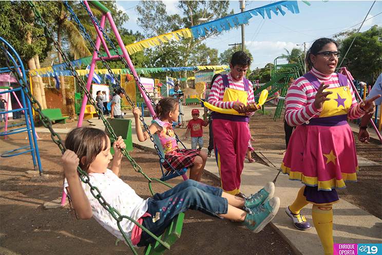 Inauguran Parque Infantil en Villa Libertad