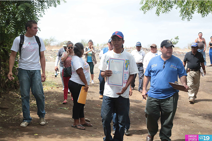 Familias de Ciudadela San Martin se sienten respaldados por Gobierno Sandinista