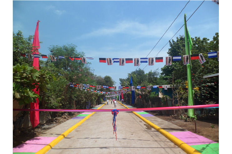 Calles para el pueblo en Chinandega