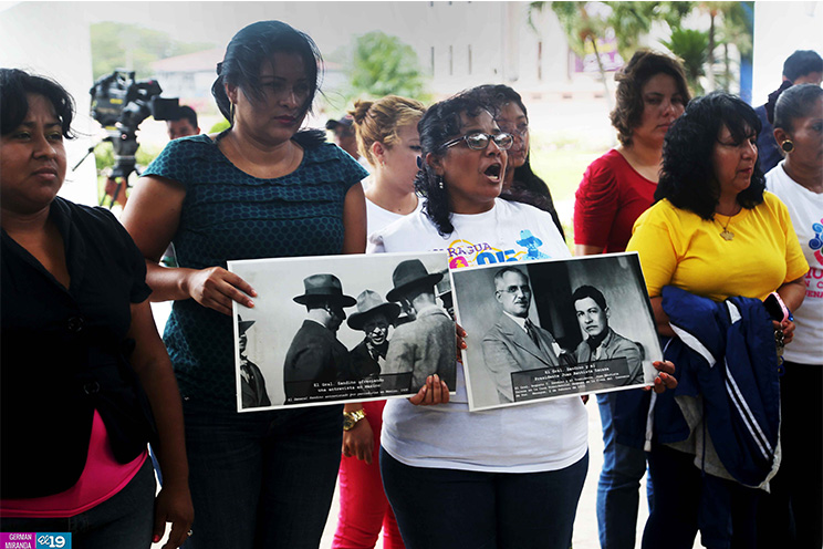 Pueblo recuerda a Sandino en 120 aniversario de su natalicio