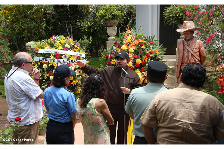 Daniel: con Sandino nació el pensamiento de la nacionalidad nicaragüense