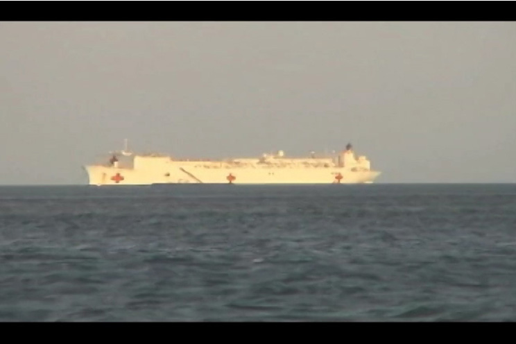 Buque-hospital USNS Comfort atiende en el Caribe de Nicaragua