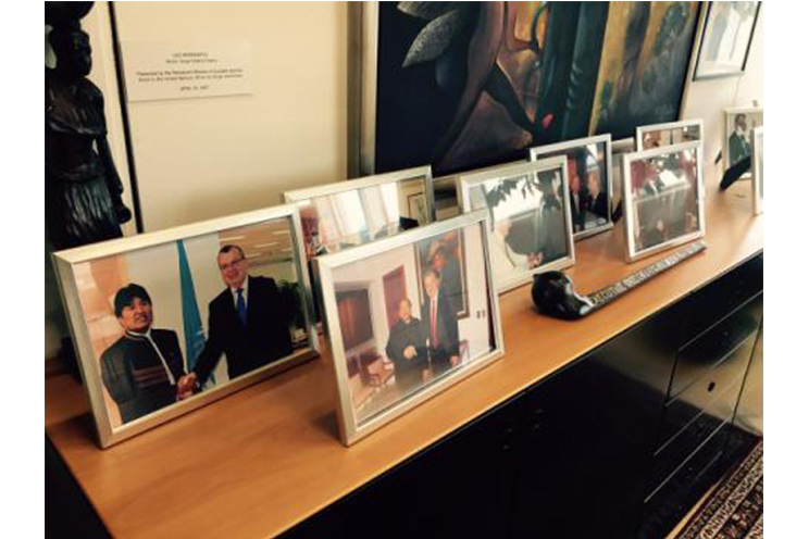 Procurador General de la República sostiene encuentro con Jefe de la ONU en Viena