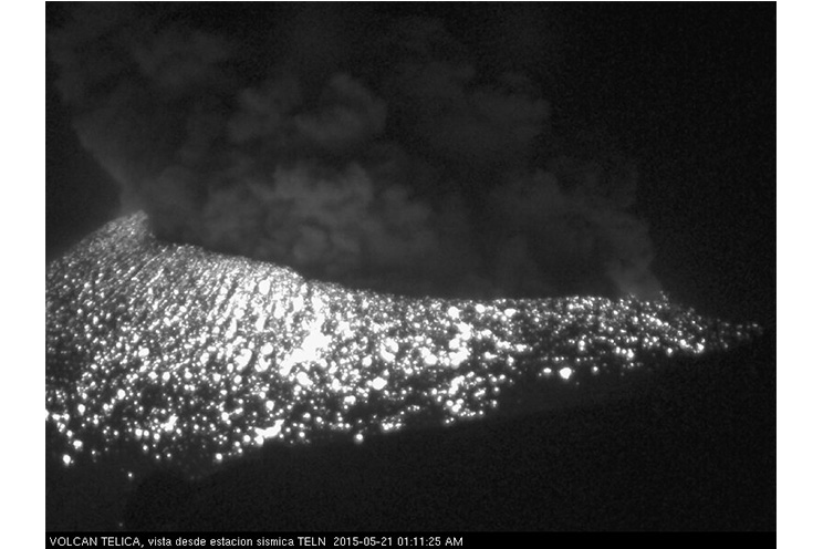 Reportan nuevas explosiones y microsismos en volcán Telica (FOTOS)