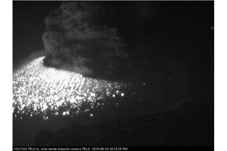 Reportan nuevas explosiones y microsismos en volcán Telica (FOTOS)
