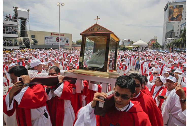 Celebran en El Salvador beatificación del mártir Monseñor Oscar Arnulfo Romero