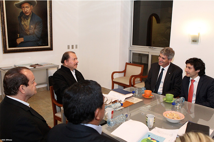 Presidente Daniel sostiene encuentro con ejecutivos de Statoil Noruega