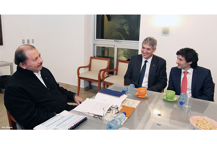 Presidente Daniel sostiene encuentro con ejecutivos de Statoil Noruega