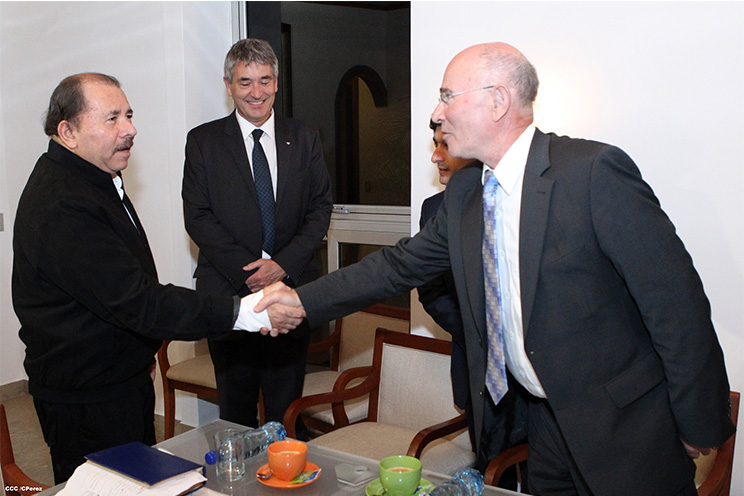 Presidente Daniel sostiene encuentro con ejecutivos de Statoil Noruega