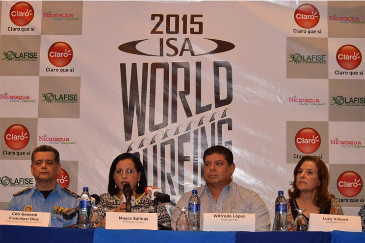 Todo listo para el World Surfing Games 2015 Nicaragua Única, Original