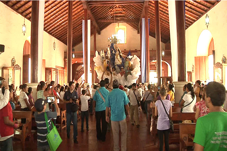Cardenal Brenes y Arquidiócesis de Managua peregrinan en homenaje a la Madre del Cielo  