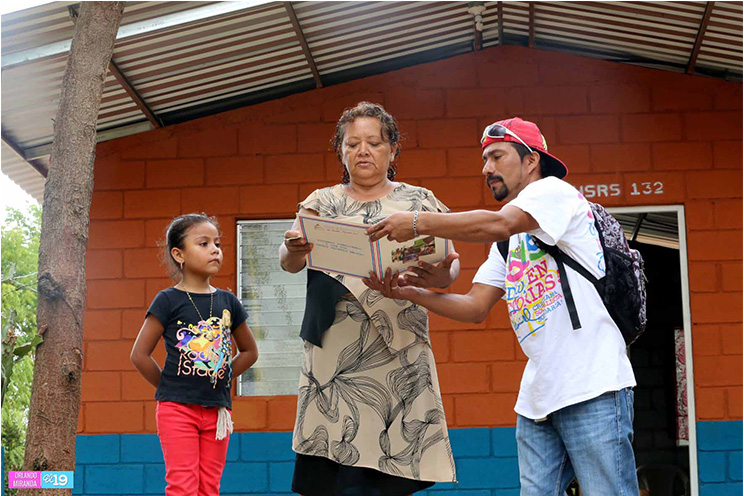 Gobierno Sandinista restituye derecho a una propiedad digna a familias de San Rafael del Sur                            