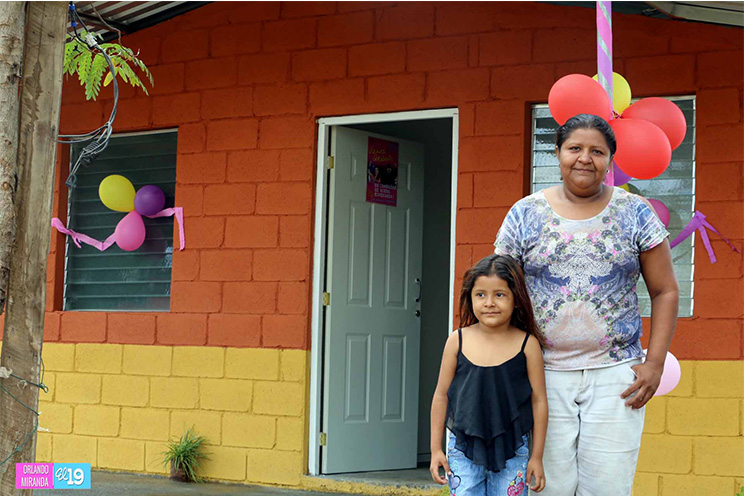 Familias de San Rafael del Sur reciben viviendas nuevas del Gobierno Sandinista