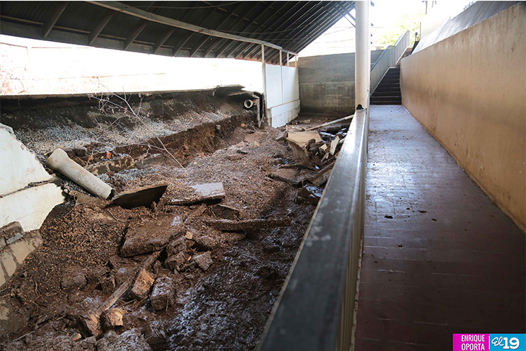 Huellas de Acahualinca, víctima de las lluvias