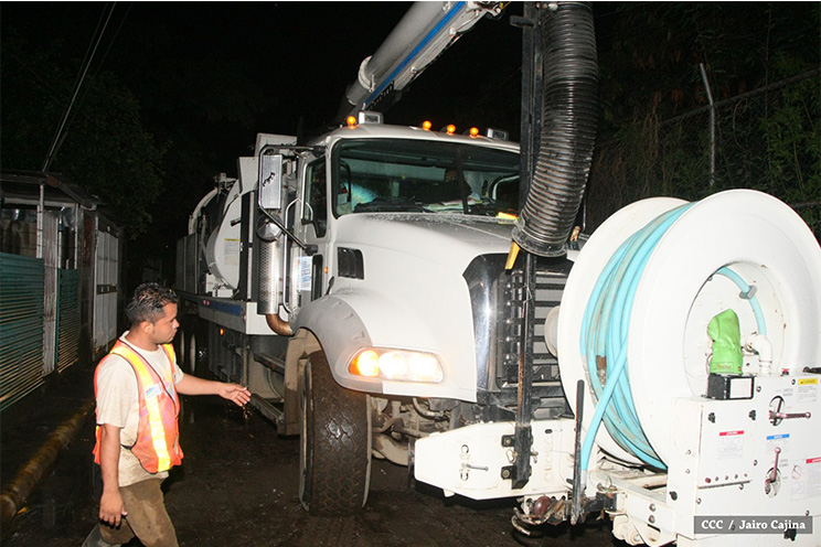 Alcaldía de Managua realiza recorrido por barrios afectados por las lluvias