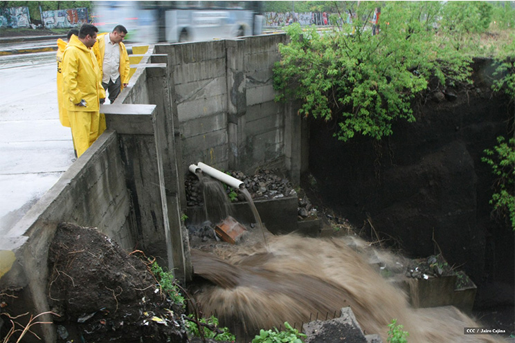 Alcaldía de Managua supervisa avance de obras de drenaje ante lluvia