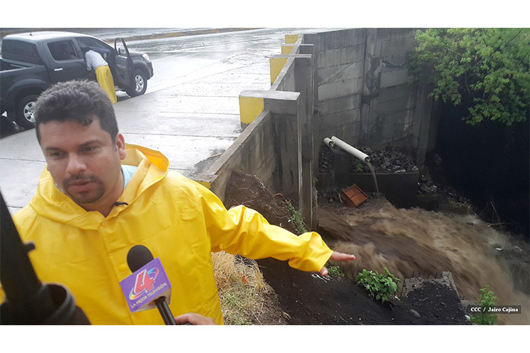 Alcaldía de Managua supervisa avance de obras de drenaje ante lluvia