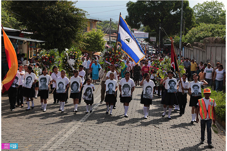 Masaya rinde homenaje a héroes y mártires de La Reforma