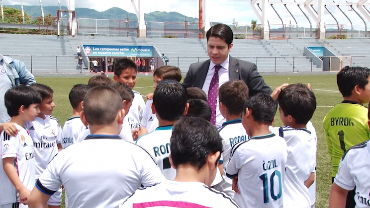 Director de la Fundación Real Madrid visita Escuela Socio Deportiva en Estelí