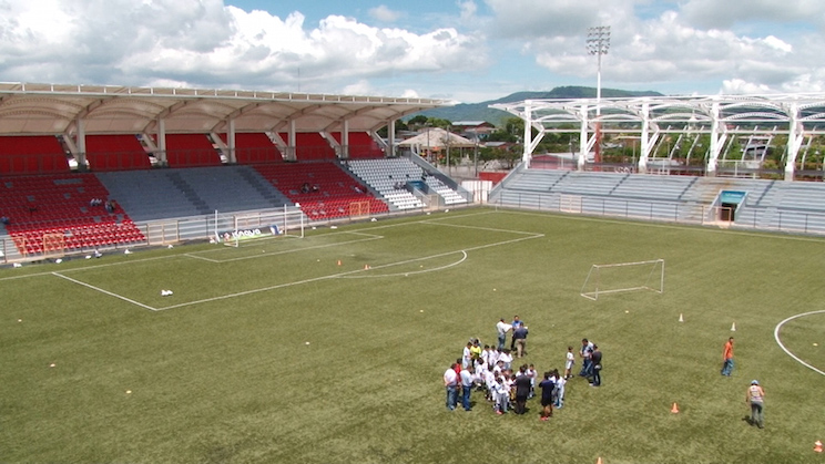 Director de la Fundación Real Madrid visita Escuela Socio Deportiva en Estelí