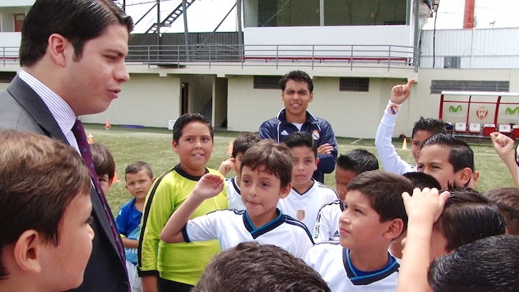 Director de la Fundación Real Madrid visita Escuela Socio Deportiva en Estelí