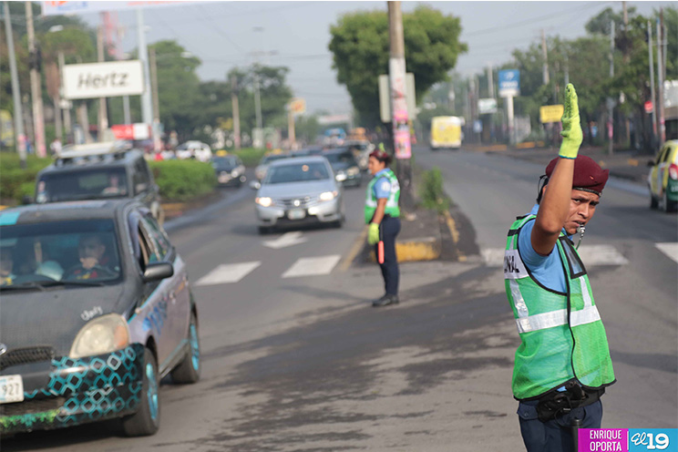 Plan de tránsito “Managua Mejor” pone fin a problemas de circulación vial en la Pista Juan Pablo II