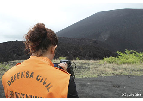 Defensa Civil y comunidad organizada preparados cualquier situación con Volcán Cerro Negro