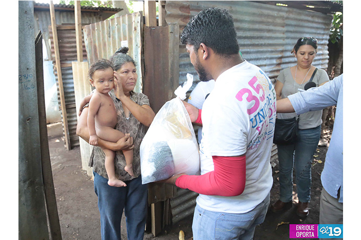 Gobierno mantiene apoyo solidario a familias afectadas por lluvias