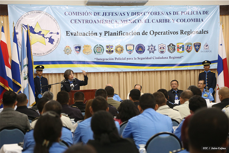 Policías de la región se reúnen en Nicaragua para crear modelo de inteligencia policial