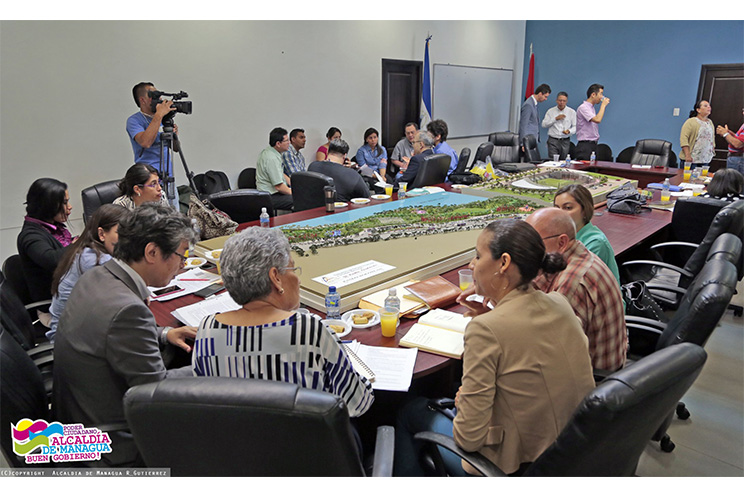 Autoridades se reúnen para trabajar plan de ordenamiento territorial de Managua