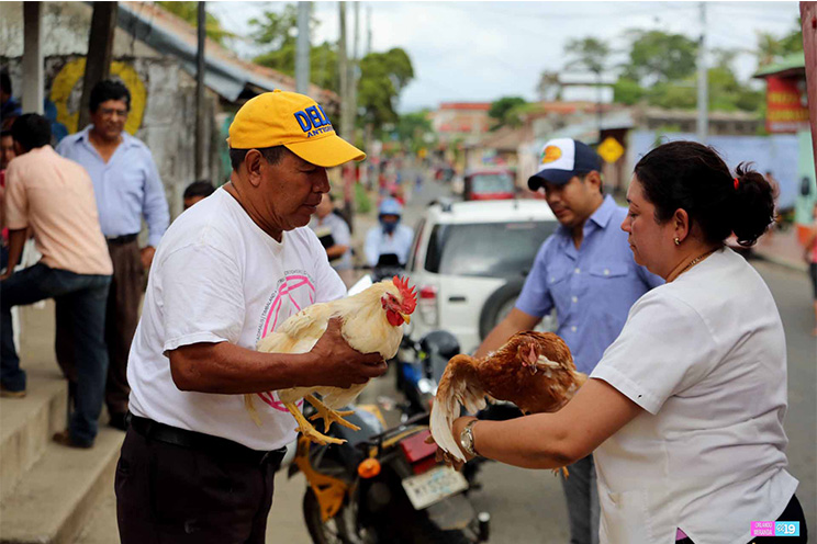 Gobierno entrega Bono Productivo Alimentario a familias de Catarina